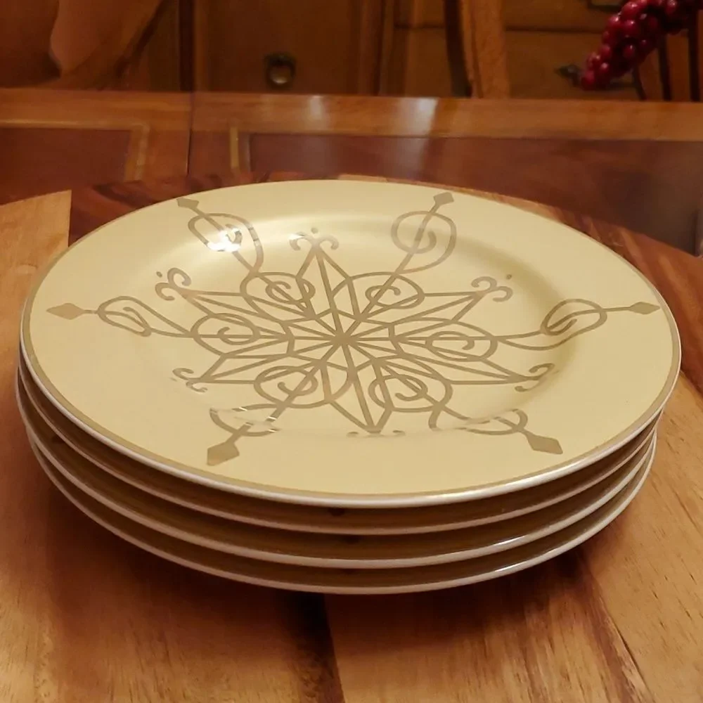 4 Salad Plates by Roscher & Co
